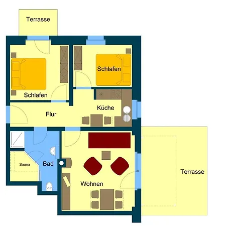 Kuestenwaldhaus Moewe Lejlighed